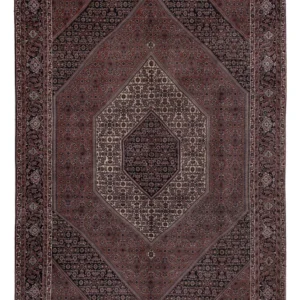 Persisk teppe - Bijar - 304 x 198 cm - mørk beige