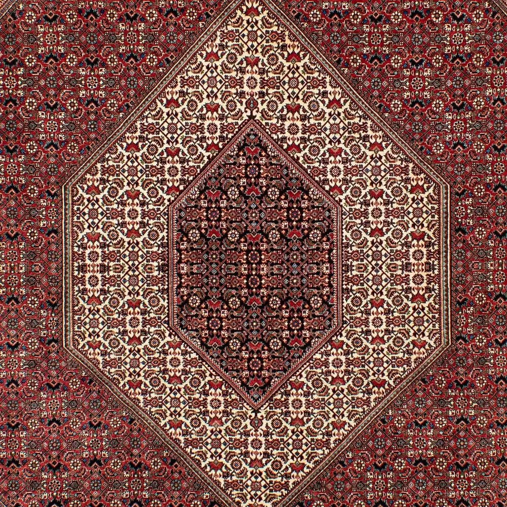 Persisk teppe - Bijar - 305 x 203 cm - mørk rød