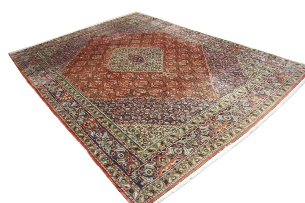 Persisk teppe - Bijar - 335 x 245 cm - brun