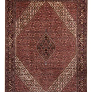 Persisk teppe - Bijar - 350 x 248 cm - brun