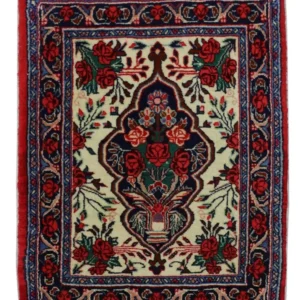 Persisk teppe - Bijar - 67 x 55 cm - rød