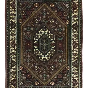 Persisk teppe - Bijar - 93 x 65 cm - rød