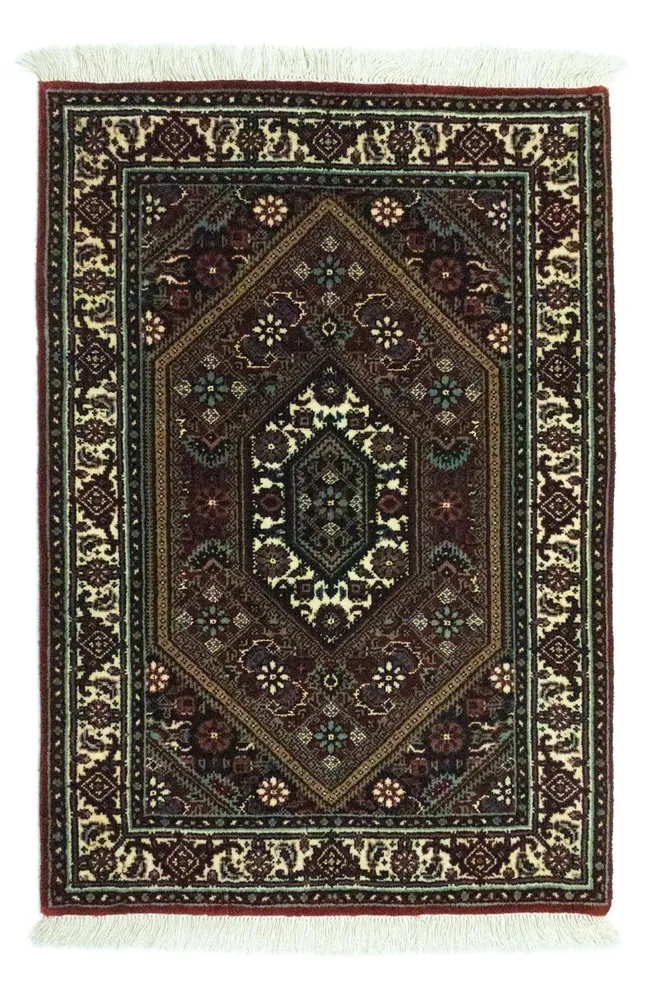 Persisk teppe - Bijar - 93 x 65 cm - rød