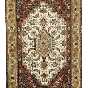 Persisk teppe - Bijar - 90 x 60 cm - beige