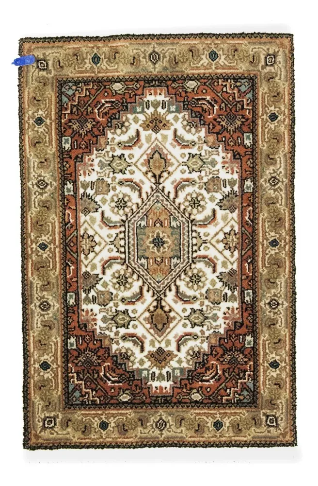 Persisk teppe - Bijar - 90 x 60 cm - beige