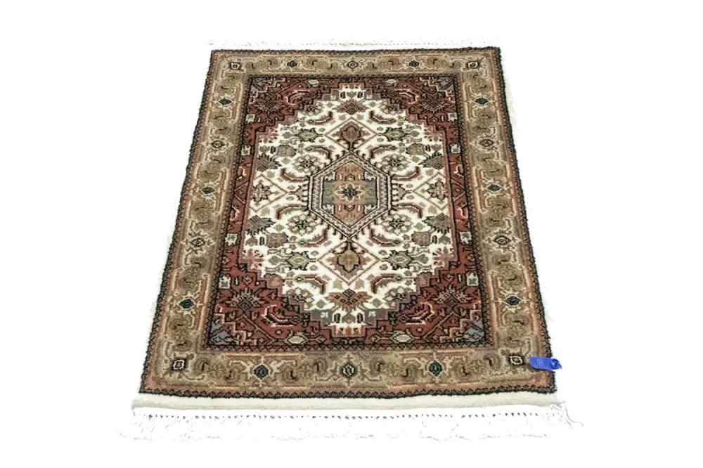 Persisk teppe - Bijar - 90 x 60 cm - beige