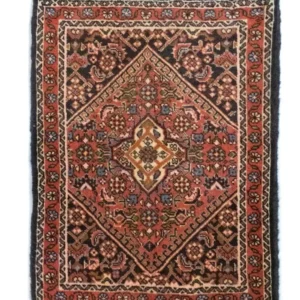 Persisk teppe - Bijar - 60 x 40 cm - brun