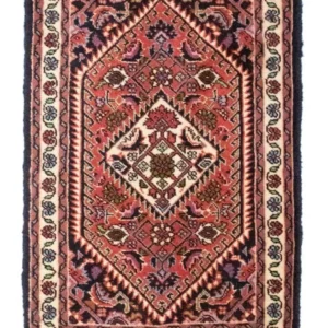 Persisk teppe - Bijar - 60 x 40 cm - brun