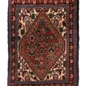 Persisk teppe - Bijar - 60 x 40 cm - brun