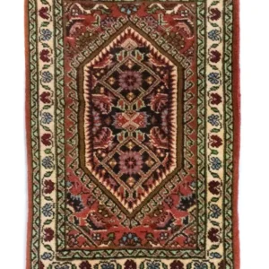 Persisk teppe - Bijar - 60 x 40 cm - brun