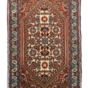 Persisk teppe - Bijar - 60 x 40 cm - brun