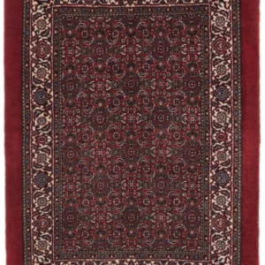Persisk teppe - Bijar - Royal - 100 x 70 cm - mørk rød