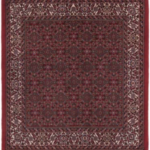 Persisk teppe - Bijar - Royal - 107 x 100 cm - mørk rød