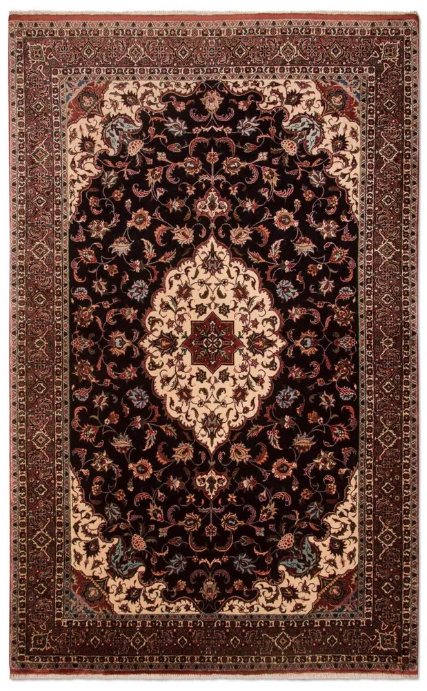 Persisk teppe - Bijar - Royal - 213 x 128 cm - mørkeblå