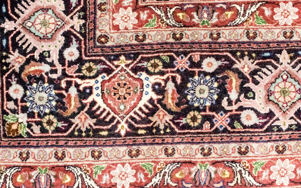 Persisk teppe - Bijar - Royal - 296 x 210 cm - blå
