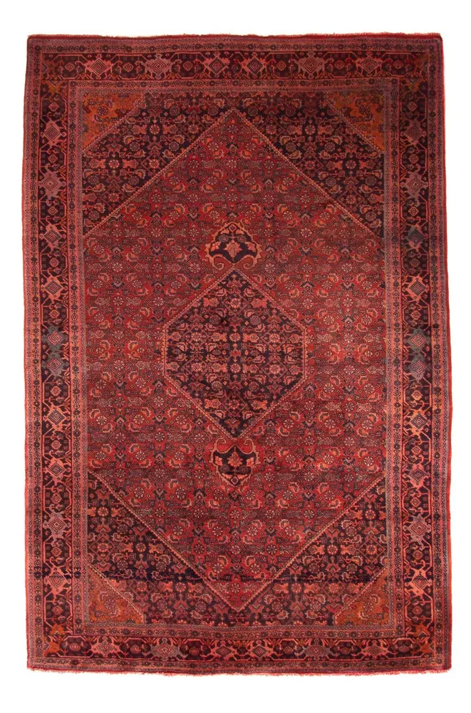 Persisk teppe - Bijar - Royal - 327 x 220 cm - mørk rød
