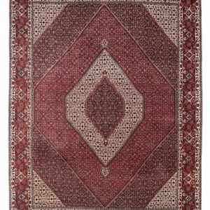 Persisk teppe - Bijar - Royal - 338 x 249 cm - rød