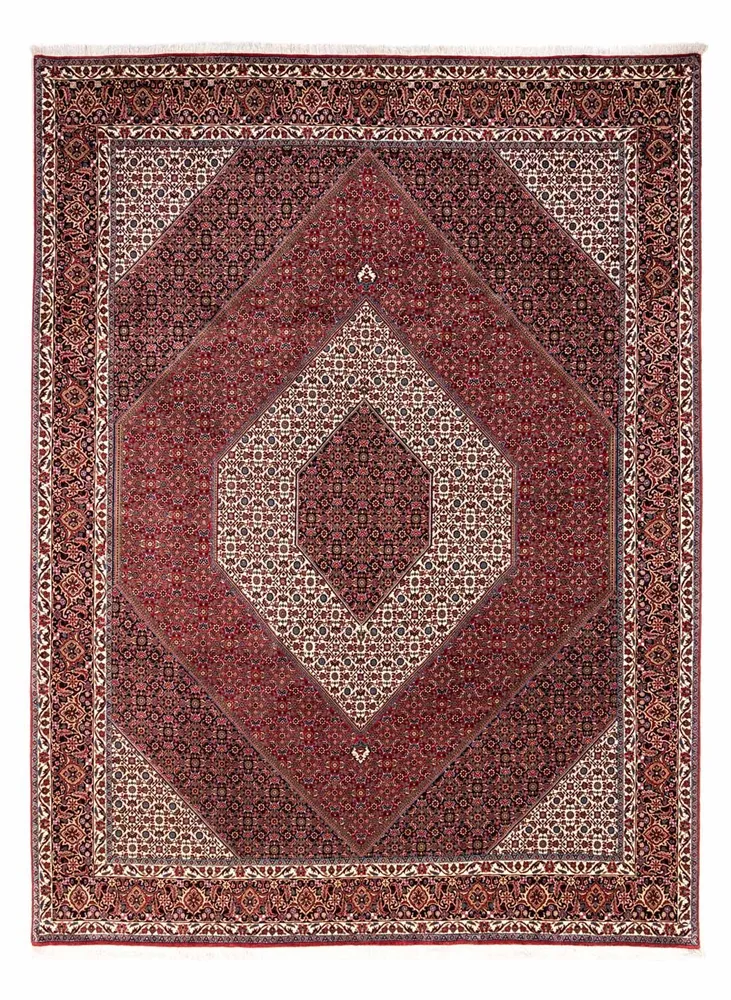 Persisk teppe - Bijar - Royal - 340 x 254 cm - rød