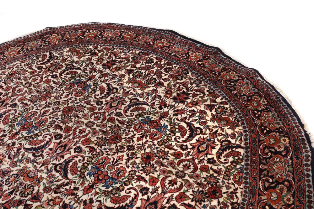 Persisk teppe - Bijar rundt - 205 x 202 cm - rust