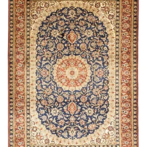 Persisk teppe - Ghom - 116 x 78 cm - lysebrun