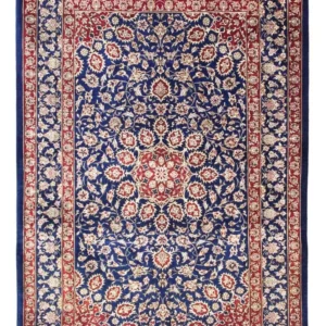 Persisk teppe - Ghom - 117 x 78 cm - mørkeblå
