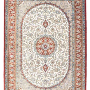 Persisk teppe - Ghom - 118 x 80 cm - beige