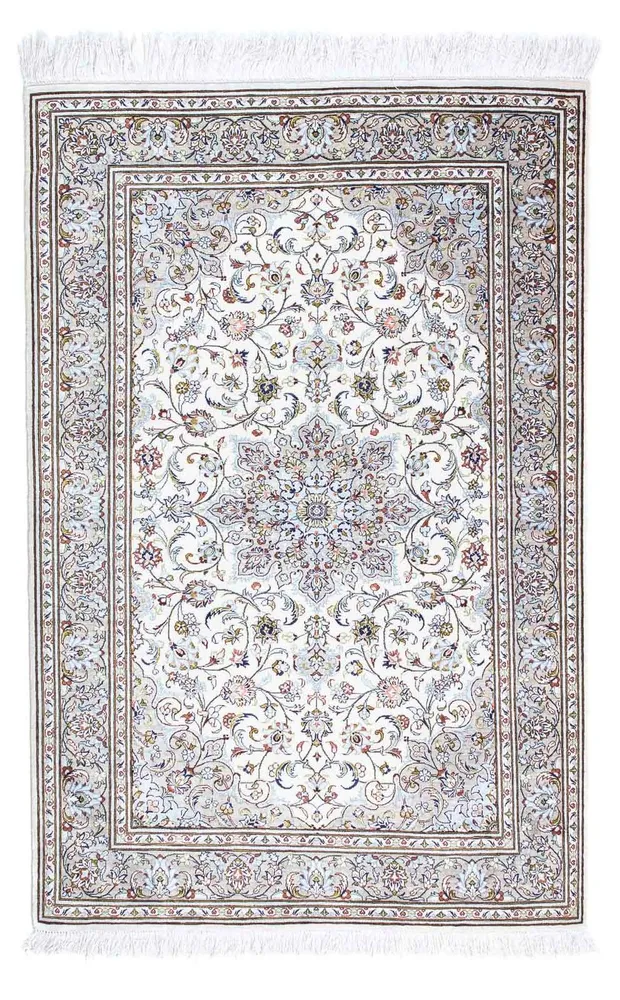 Persisk teppe - Ghom - 121 x 80 cm - beige