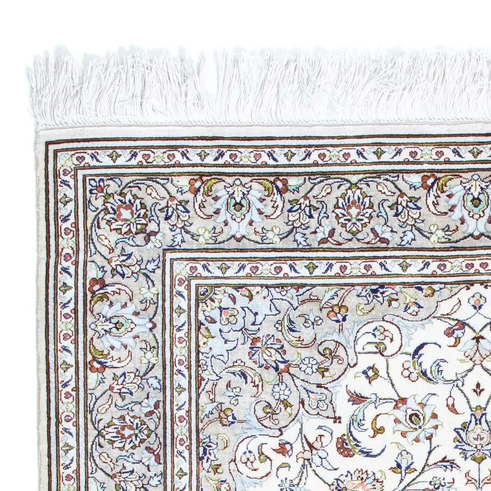 Persisk teppe - Ghom - 121 x 80 cm - beige