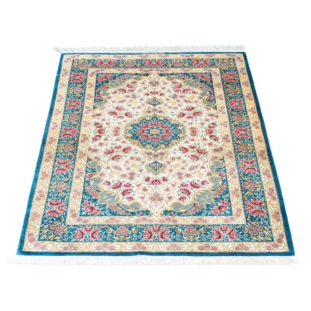 Persisk teppe - Ghom - 123 x 77 cm - beige