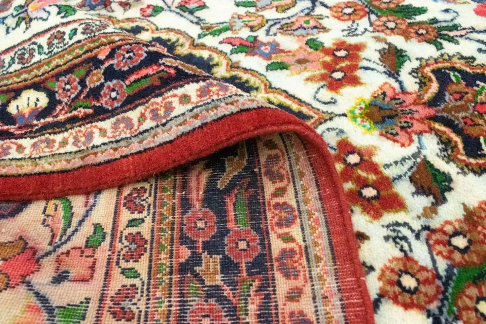 Persisk teppe - Ghom - 145 x 102 cm - beige