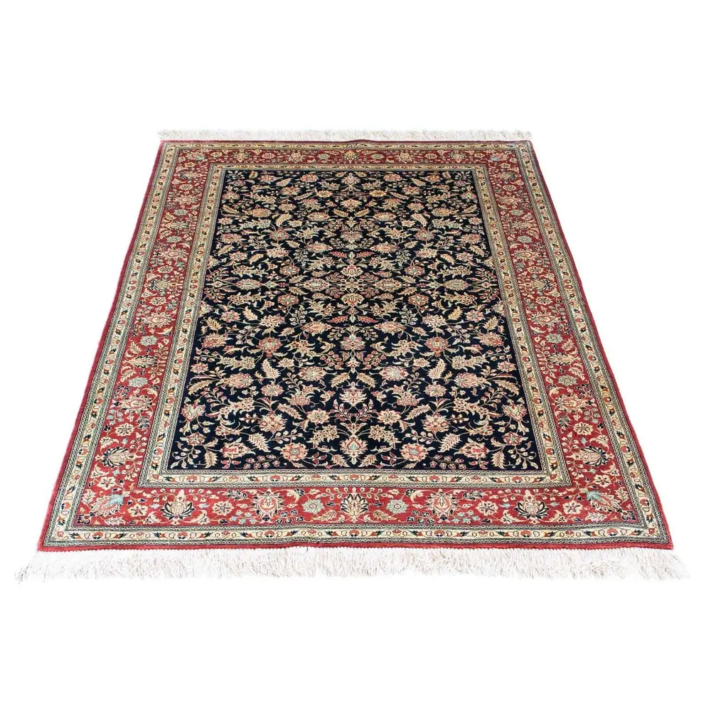 Persisk teppe - Ghom - 148 x 98 cm - mørkeblå