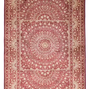 Persisk teppe - Ghom - 151 x 100 cm - mørk rød