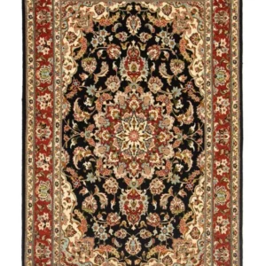 Persisk teppe - Ghom - 152 x 100 cm - svart