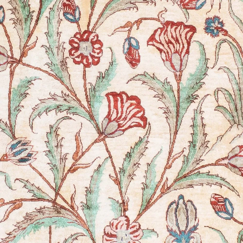 Persisk teppe - Ghom - 156 x 102 cm - beige