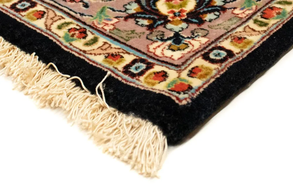 Persisk teppe - Ghom - 156 x 102 cm - svart
