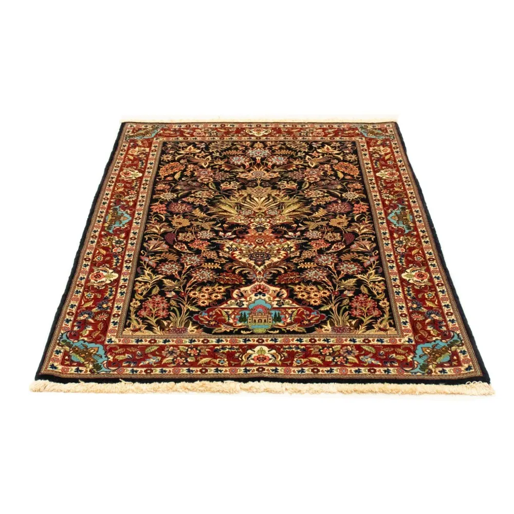 Persisk teppe - Ghom - 156 x 102 cm - svart
