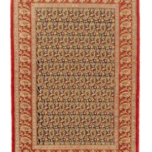 Persisk teppe - Ghom - 156 x 106 cm - mørkeblå
