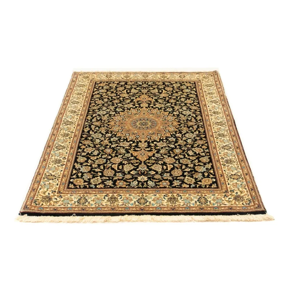 Persisk teppe - Ghom - 160 x 102 cm - svart