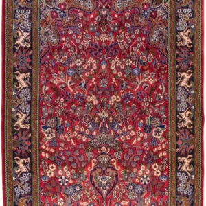 Persisk teppe - Ghom - 200 x 140 cm - rød