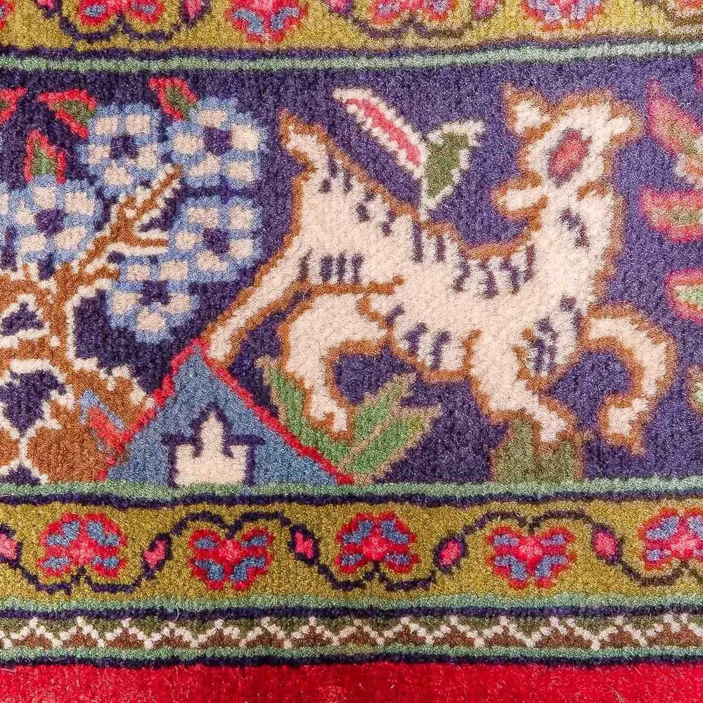 Persisk teppe - Ghom - 200 x 140 cm - rød