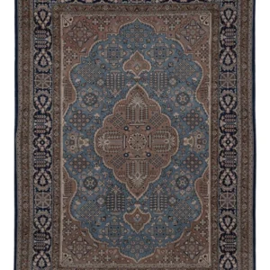 Persisk teppe - Ghom - 209 x 140 cm - blå