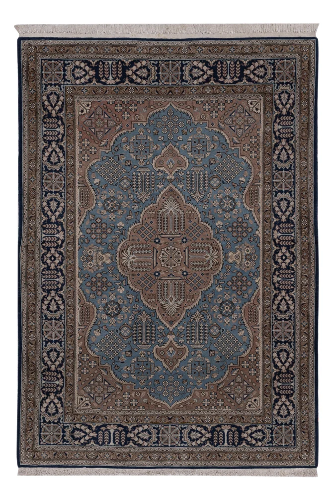 Persisk teppe - Ghom - 209 x 140 cm - blå