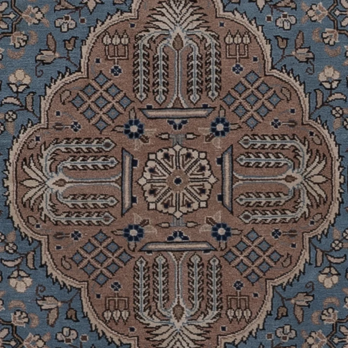 Persisk teppe - Ghom - 209 x 140 cm - blå