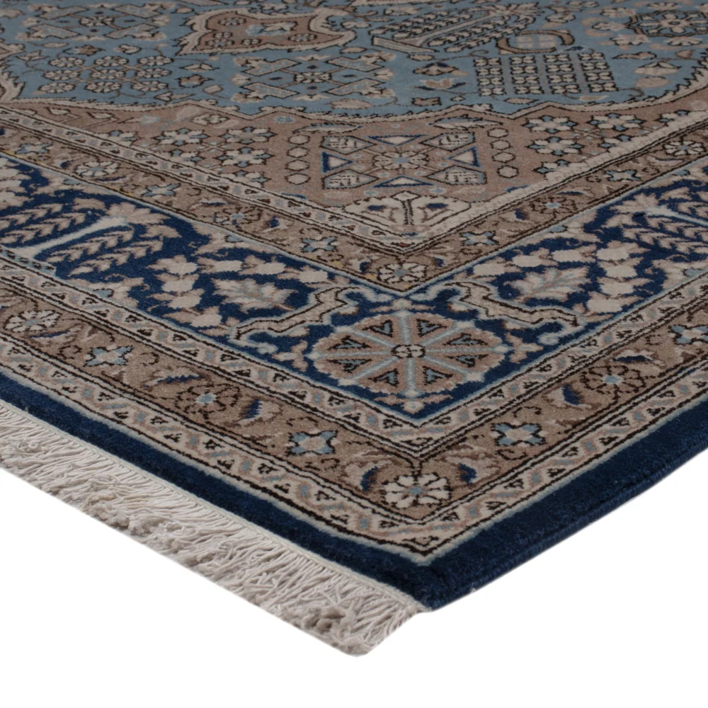 Persisk teppe - Ghom - 209 x 140 cm - blå