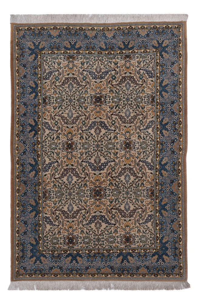 Persisk teppe - Ghom - 209 x 140 cm - sand