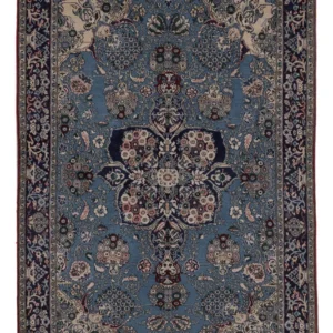 Persisk teppe - Ghom - 218 x 140 cm - blå