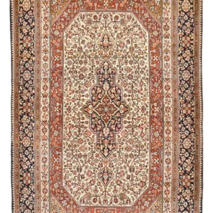 Persisk teppe - Ghom - 220 x 136 cm - rust