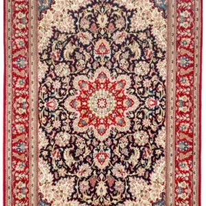 Persisk teppe - Ghom - 243 x 170 cm - mørkeblå