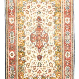 Persisk teppe - Ghom - 245 x 142 cm - beige