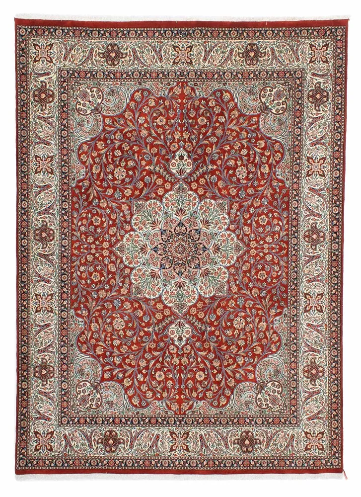 Persisk teppe - Ghom - 274 x 209 cm - rød